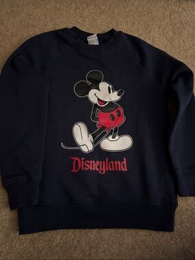 Disneyland Navy Mickey Mouse Kids Sweatshirt